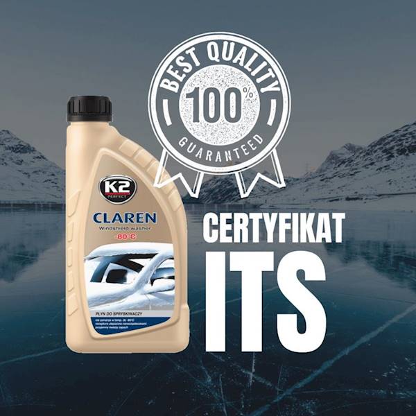 KONCENTRAT PŁYNU DO SPRYSKIWACZY K2 CLAREN -80°C 1L K611