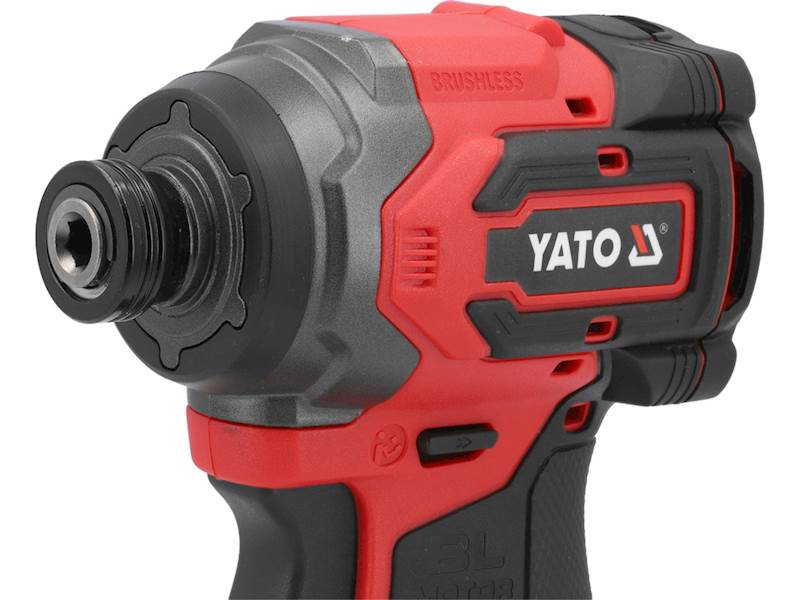ZAKRĘTARKA UDAROWA AKUMULATOROWA 18V 230Nm DO PRACY ZE ŚRUBAMI M6-M14, Z KOŃCÓWKĄ HEX 6,35MM YT-82798 YATO