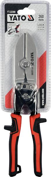 SZCZYPCE DO KARBOWANIA RUR, BLACHY L-250 MM, PIĘĆ OSTRZY YT-22380 YATO