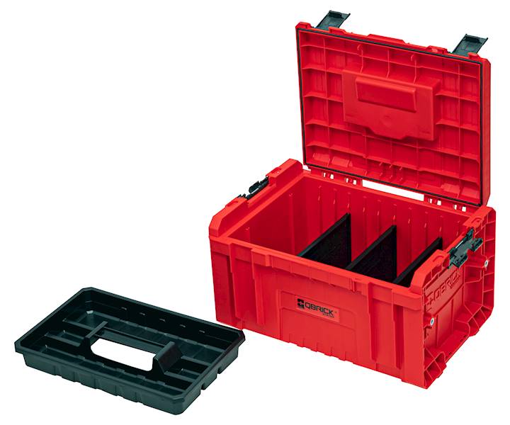 SKRZYNKA NARZĘDZIOWA QBRICK SYSTEM PRO 2.0 TOOLBOX RED ULTRA HD