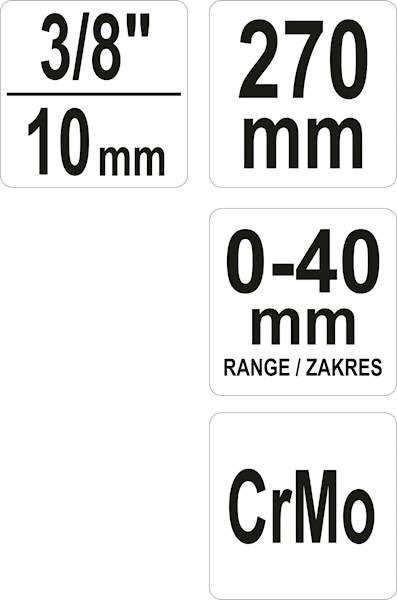 SZCZYPCE DO OPASEK 3/8” YT-06535 YATO