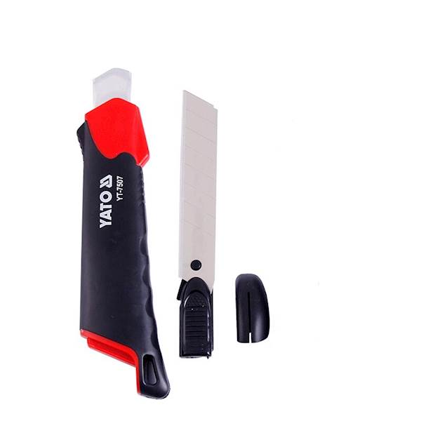 NOŻYK Z OSTRZEM ŁAMANYM OSTRZEM 18MM YT-7507 YATO