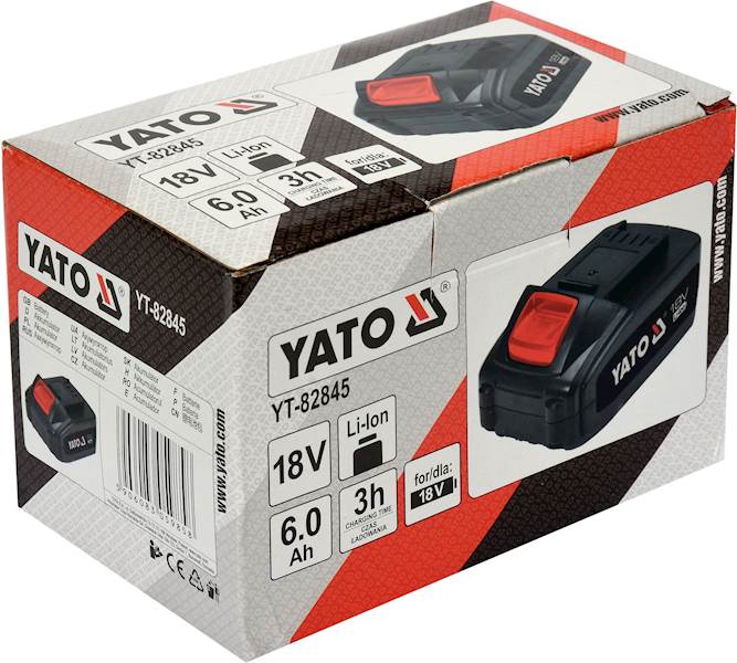 AKUMULATOR BATERIA 18V LI-ION 6,0 AH YT-82845 YATO