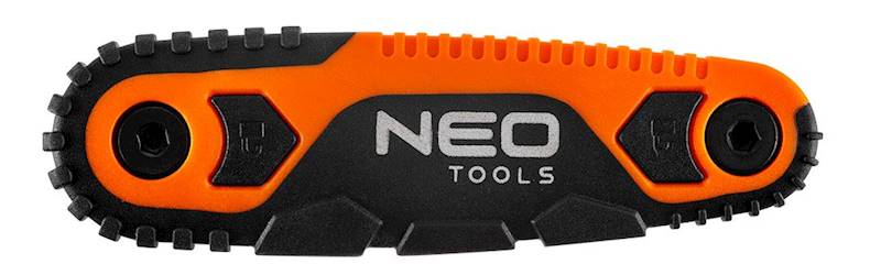 KLUCZE TORX UCHWYT SCYZORYKOWY T9, T10, T15, T20, T25, T27, T30, T40 KPL. 8cz. 09-573 NEO