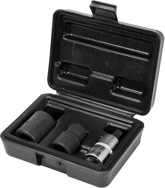 ZESTAW NASADEK PIĘCIOKĄTNYCH 1/2" DO ZACISKÓW HAMULCOWYCH 10, 14 ,19MM YT-06807 YATO