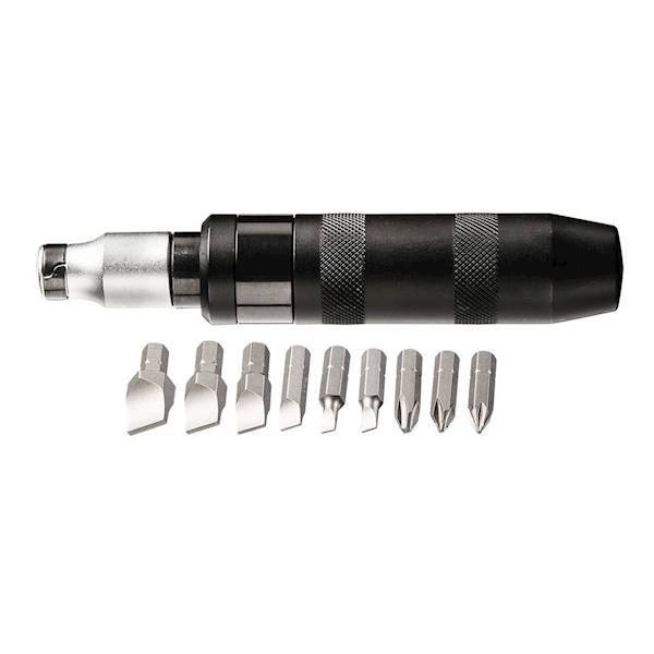 WKRĘTAK UDAROWY 1/2" + 9 KOŃCÓWEK WKRĘTAKOWYCH 04-250 NEO