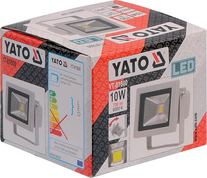 REFLEKTOR DIODOWY LED 10W 700LM COB YT-81800 YATO