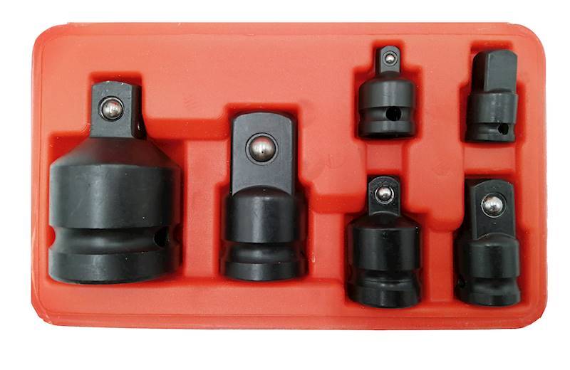 ZESTAW ADAPTERÓW REDUKCYJNYCH UDAROWYCH 1/2" 1/4" 3/8" 3/4" REDUKCJE 6SZT. KD10524 KRAFT&DELE