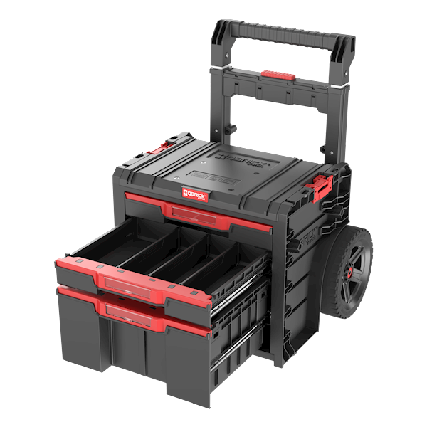 MOBILNA SKRZYNKA NARZĘDZIOWA Z 3 SZUFLADAMI NA KOŁACH QBRICK SYSTEM PRO CART 2.0 PLUS DRAWER 3