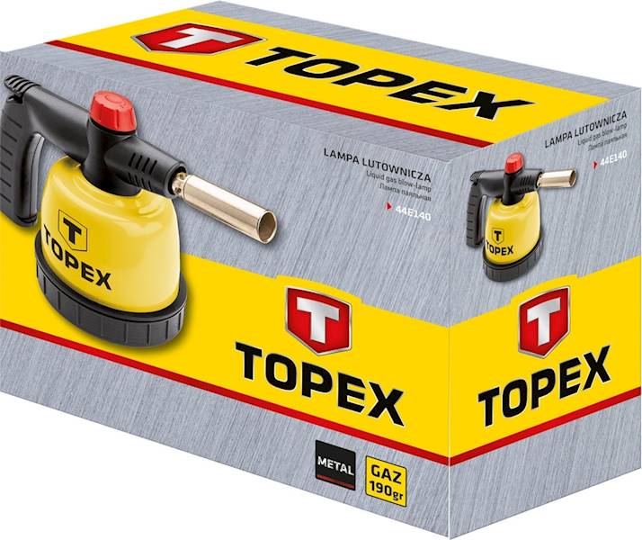 LAMPA LUTOWNICZA GAZOWA NA NABOJE 190 G MOC 1,9KW TOPEX 44E140
