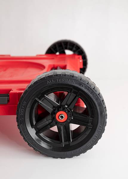 WÓZEK, PLATFORMA TRANSPORTOWA QBRICK SYSTEM ONE 2.0 ALLTERRAIN RED ULTRA HD