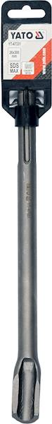 BRUZDOWNIK, DŁUTO DO KUCIA POD KABLE I RURY SDS-MAX 26MM x 300MM YT-47331 YATO