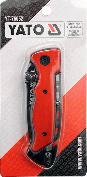 NÓŻ SKŁADANY RATOWNICZY 200MM YT-76052 YATO