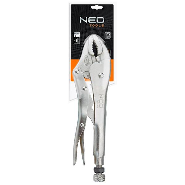 SZCZYPCE ZACISKOWE MORSE'A PŁASKIE 250MM (CrV) 01-216 NEO TOOLS