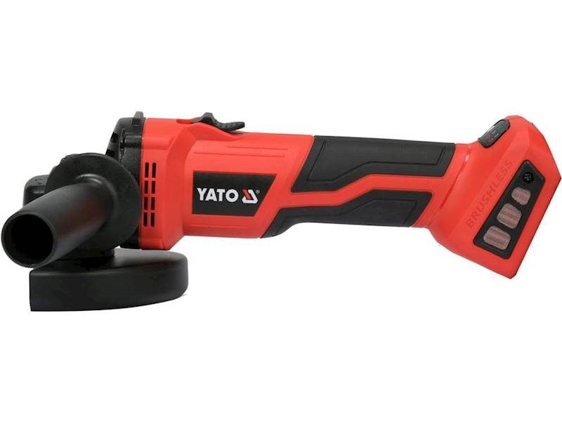 SZLIFIERKA KĄTOWA 18V 125MM BEZSZCZOTKOWA, Z SYSTEMEM SOFT START I REG. PRĘDKOŚCI YT-828293 YATO