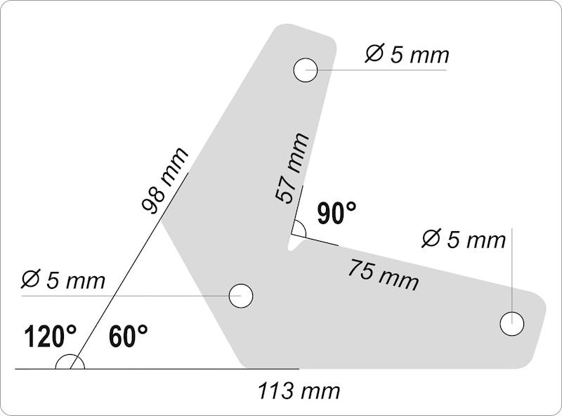 SPAWALNICZY KĄTOWNIK UCHWYT MAGNETYCZNY ZESTAW 2SZT. 10KG YT-08721 YATO