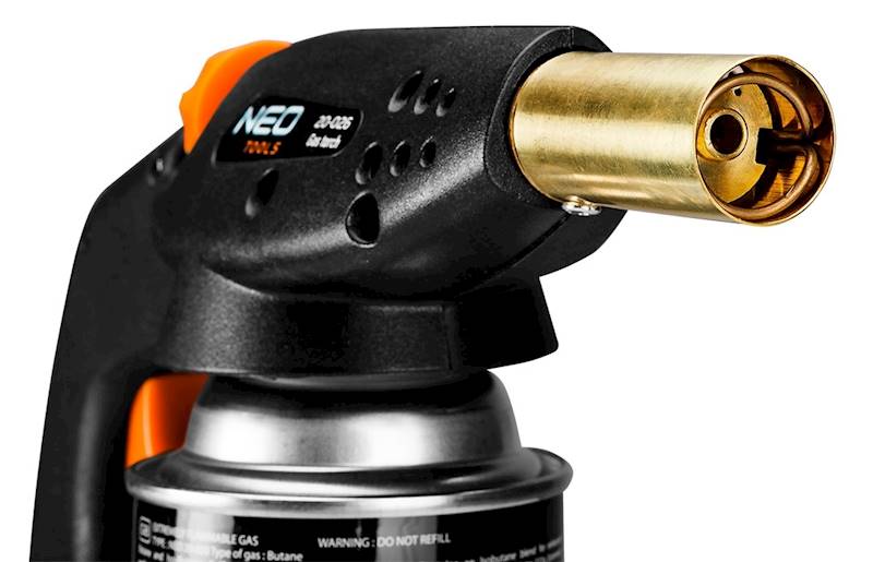 PALNIK GAZOWY 1.3KW NA KARTUSZE, GAZ Z GWINTEM DO LUTOWANIA 20-026 NEO TOOLS