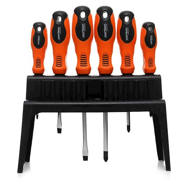 ZESTAW ŚRUBOKRĘTÓW WKRĘTAKÓW BITÓW NA STOJAKU 39EL. KRAFT&DELE KD10900