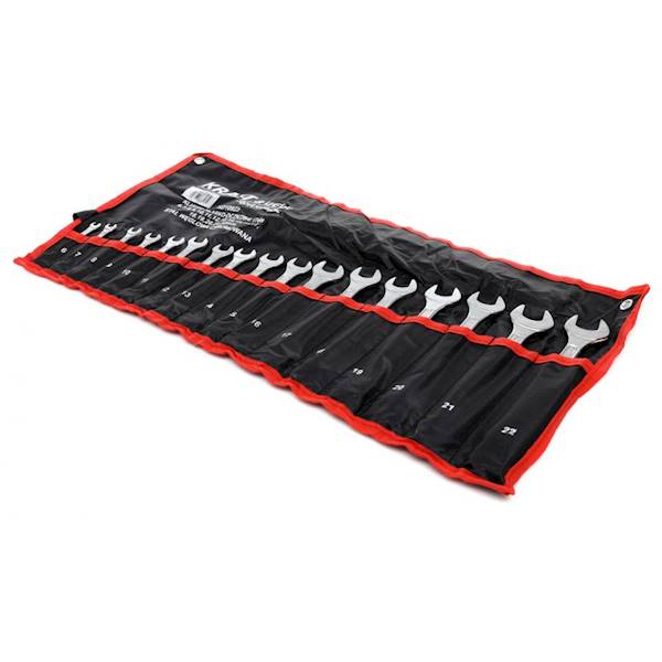KLUCZE PŁASKO-OCZKOWE 17el. 6-22 MM STAL WĘGLOWA KRAFT&DELE KD10923