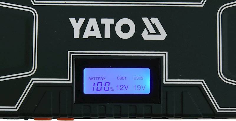 URZĄDZENIE ROZRUCHOWE POWER BANK LATARKA LED 3W1 500A 12000mAh YT-83082 YATO