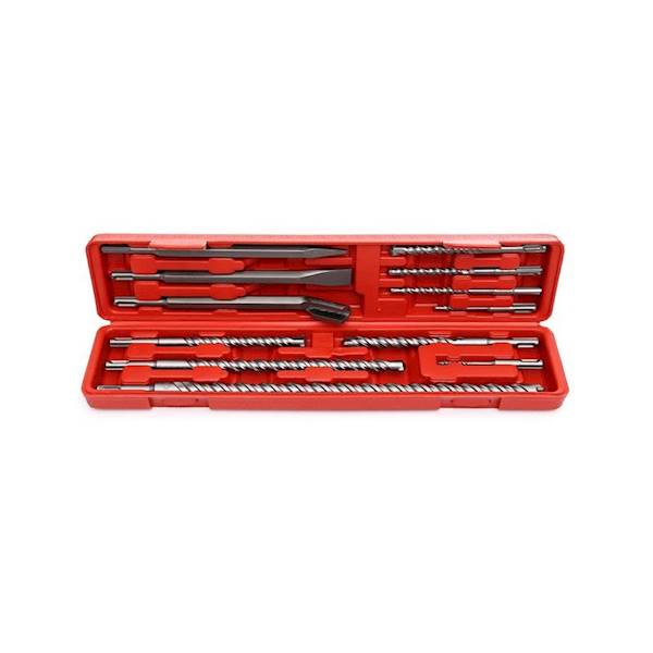 ZESTAW WIERTEŁ S4 I DŁUT SDS+ DO BETONU 12 SZT. KD10206 KRAFT&DELE