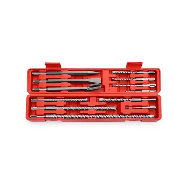 ZESTAW WIERTEŁ S4 I DŁUT SDS+ DO BETONU 12 SZT. KD10206 KRAFT&DELE