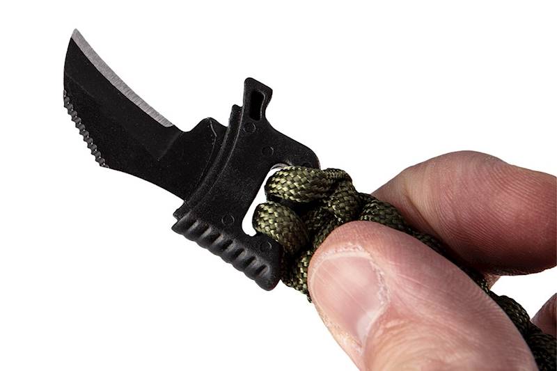 BRANSOLETKA TURYSTYCZNA SURVIVALOWA, WIELOFUNKCYJNA PARACORD 5w1 NEO 63-140