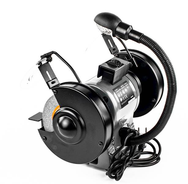SZLIFIERKA STOŁOWA PODWÓJNA 370W, ŚCIERNICA 150 X 12.7 MM 59G383 GRAPHITE