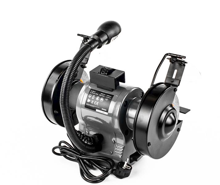 SZLIFIERKA STOŁOWA PODWÓJNA 370W, ŚCIERNICA 150 X 12.7 MM 59G383 GRAPHITE