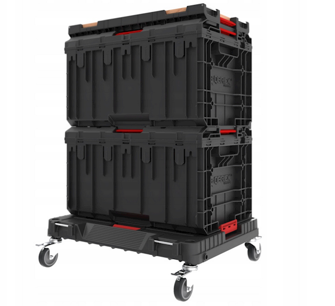 MOBILNA SZAFKA WARSZTATOWA, SKRZYNIE NARZĘDZIOWE Z SZUFLADAMI QBRICK SYSTEM ONE WORKSHOP DRAWERS SET 4