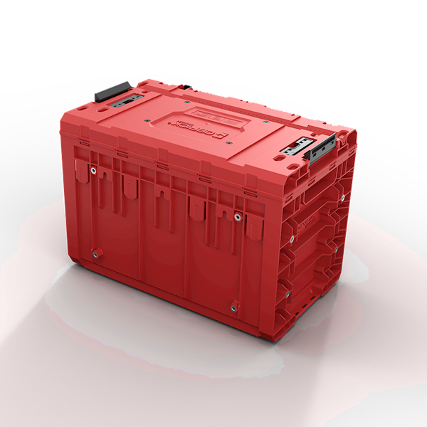 MODUŁOWA SKRZYNIA NARZĘDZIOWA Z 4 SZUFLADAMI QBRICK SYSTEM PRIME DRAWER 4 TOOLBOX EXPERT RED ULTRA HD