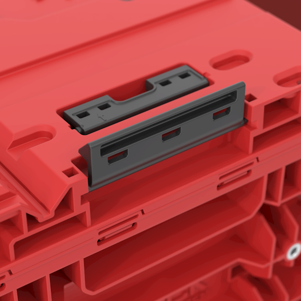 MODUŁOWA SKRZYNIA NARZĘDZIOWA Z 3 SZUFLADAMI QBRICK SYSTEM PRIME DRAWER 3 TOOLBOX EXPERT RED ULTRA HD