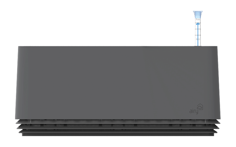 Airy pot stone grey / stone grey
