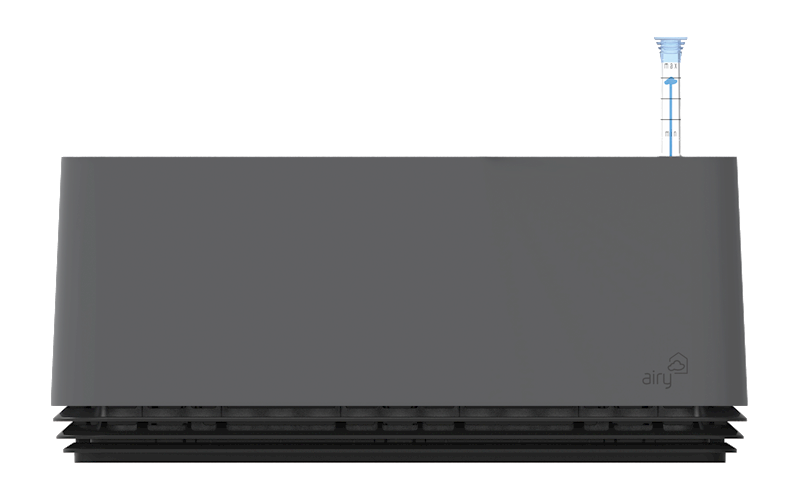 Airy box stone grey / black jack