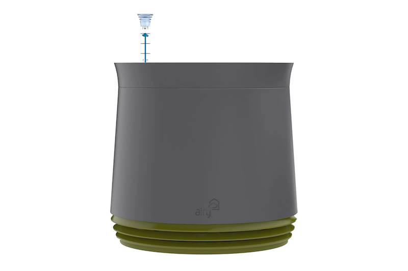 Airy pot stone grey / late spring