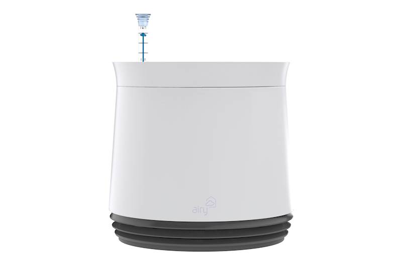 Biofiltr Airy M biały antyk / jasny szary