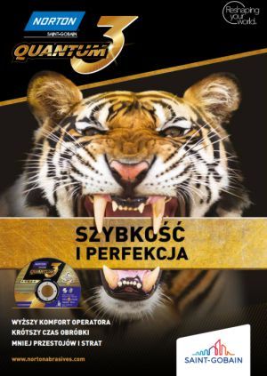 Tarcza do cięcia Norton Quantum3 - szybkość i perfekcja.