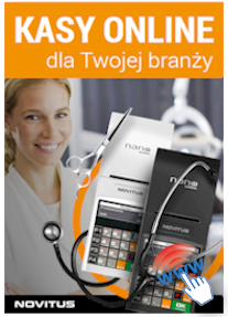 Katalog - kasy fiskalne NOVITUS dla Twojej branży