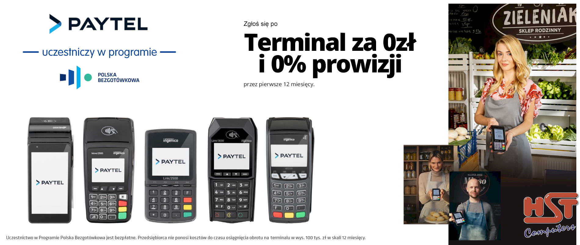 PAYTEL Terminal płatniczy za 0 zł Radom