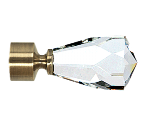 Końcówka karnisza TRAVO CRYSTAL 25 mm