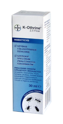 K-othrine 2,5 flow 30ml - zwalczanie owadów latają