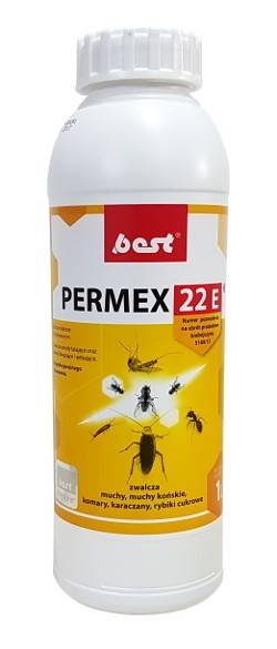 Permex 22E 1L na muchy, komary i karaczany