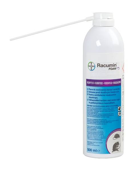 Racumin FOAM 500ml - pianka na gryzonie