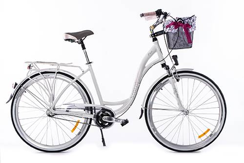 ROWER STORM PARIS 28" 17" 3B AM DYN BIAŁY RÓŻA
