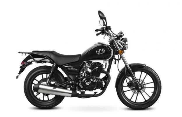 MOTOCYKL BARTON CLASSIC 125 2019 CZARNY