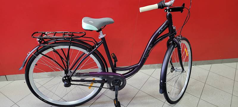ROWER STORM BARCELONA 28" 3S 19" ŚLIWKA MAT