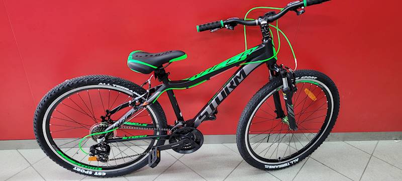 ROWER STORM RACER 26" VBR 15" CZARNO ZIELONY