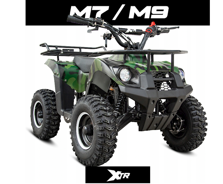 QUAD XTR E-M9/6 1000W CZARNO-LIMONKOWY