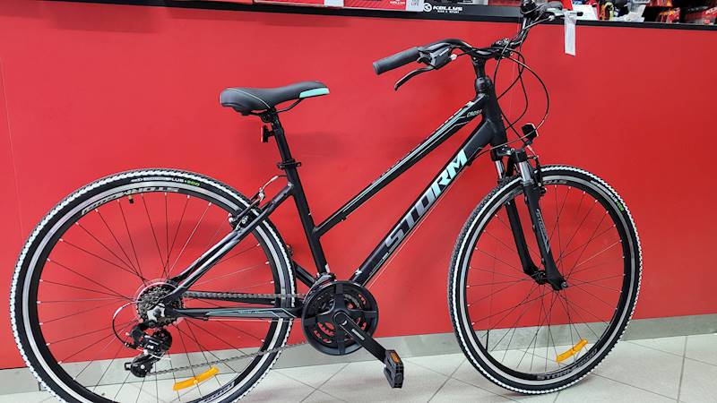 ROWER STORM AERO 1.0 17" D CZARNO-ZIELONY
