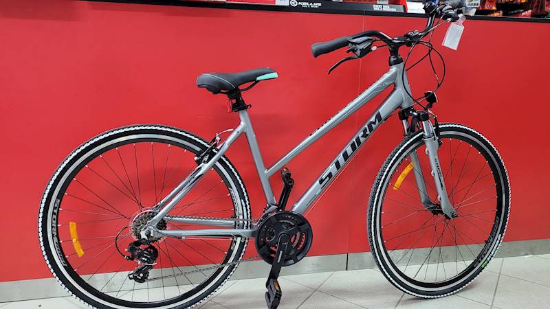 ROWER STORM AERO 1.0 19" D GRAFITOWO-ZIELONY